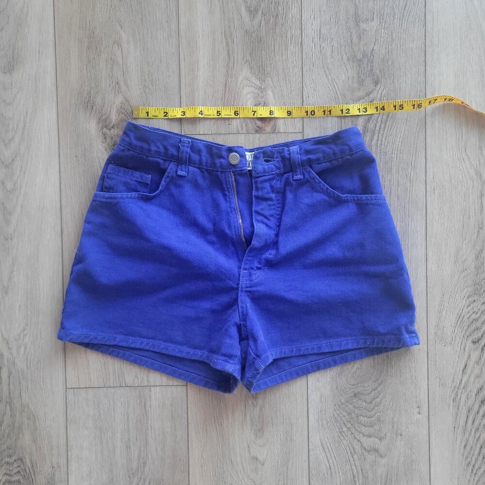 Vintage Moda INTL Denim Purple Blue Shorts